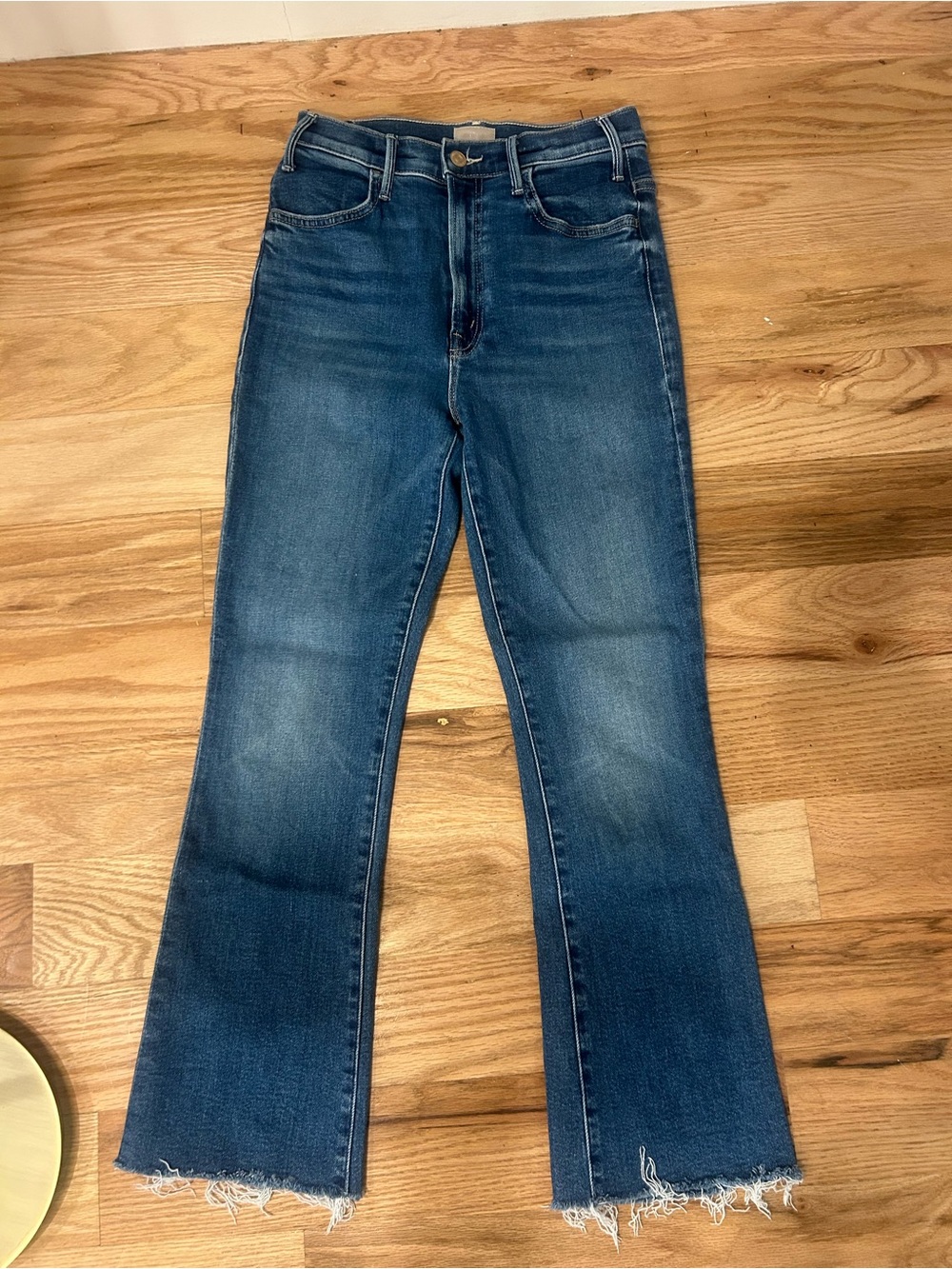 Mother Jeans The Hustler Ankle Fray